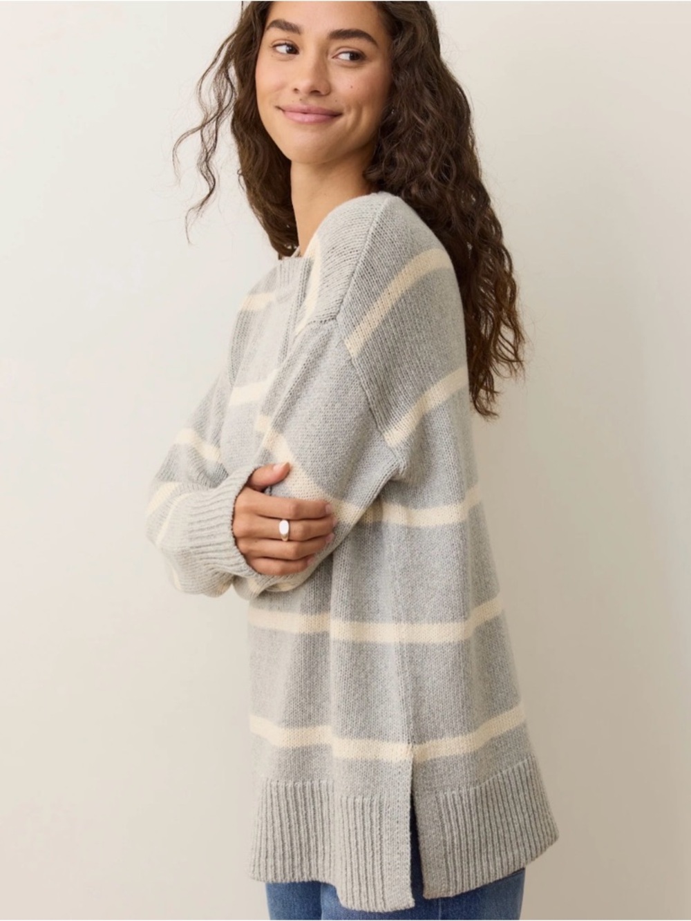 Berkeley Oversized Crewneck Sweater - S